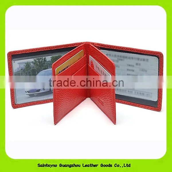 Woven Patter Leather Driveing Licence Wallet Driver Licence Holder Wallet 15051 photo-6