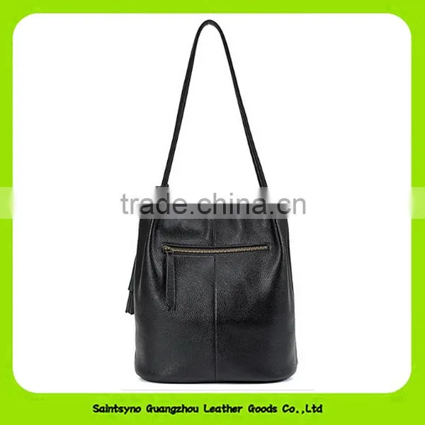 16652 Custom Brand Newest Design Casual Top Grain Leather Handbag photo-5