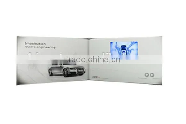Customize Hot and Unique Design 2.4/ 2.8/4.3/5.0/7.0/10.1 Inch Electronic Video Brochure/Lcd Video Player Brochure photo-5