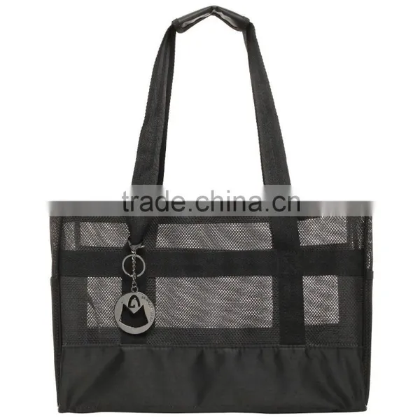 Felt Tote Mesh Hand Bag photo-6
