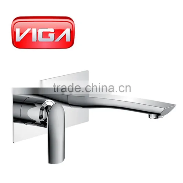 Bathroom Concealed Shower Mixer White and Chrome photo-5