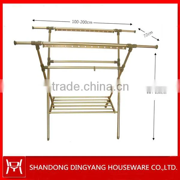 X Type Aluminum Folding Clothes Drying Rack