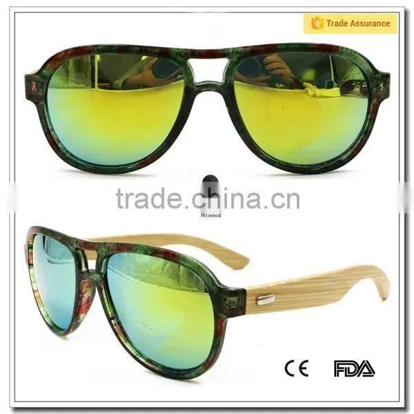 Bamboo Wood Sunglasses Handmade Wooden Sunglasses With Free Custom Laser Logo photo-4