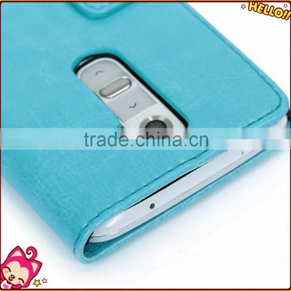 Hot Selling Leather Case for LG G2 With Card Slots photo-3