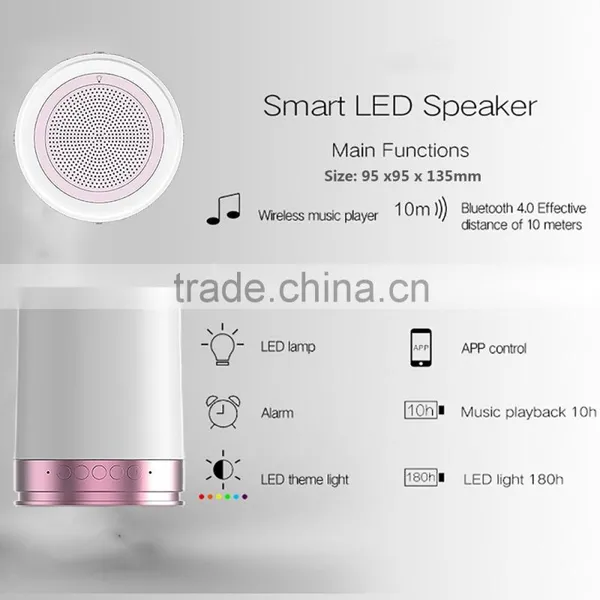 High Quality Unique Bluetooth Speaker With LED Light in Cheap Price photo-5