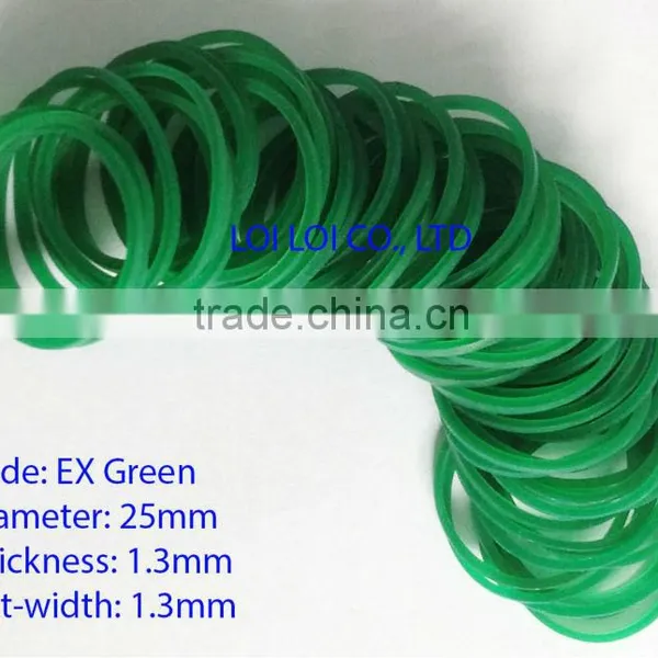 Rubber Band Size 014 EX Green / Wholesale Thailand Rubber Bands Natural Rubber Bands for Vegetable