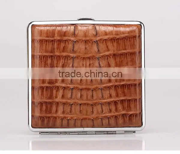 Crocodile Leather Cigarette Cases Wholesale Cigarette Cases Diy Cigarette Case photo-2