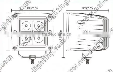 High Quality Construction Working Light,waterproof c Ree 16w Led Work Lamp,motorcycle Led Driving Lights photo-4