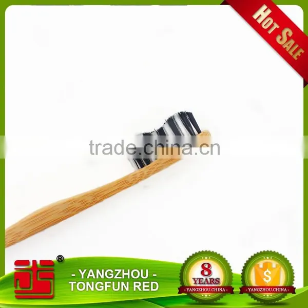 Wholesale Natural Customized Logo Bamboo Toothbrush Enviormental Soft Bristle Toothbrush for Home photo-3