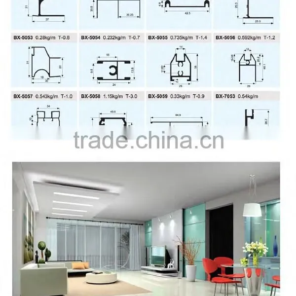 All Kinds of Aluminum Window&doors Profiles