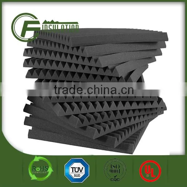 Fireproofing PU Foam Wedge Shape Acoustic Insulation Foam photo-2