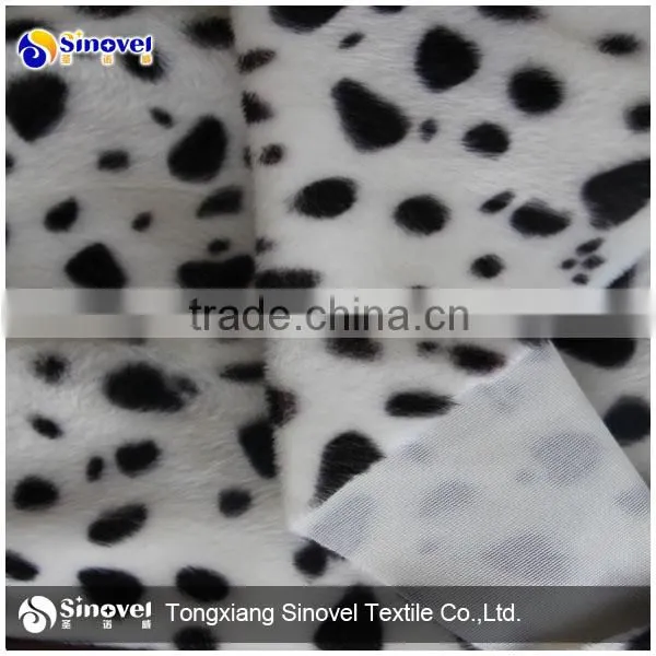 100% Polyester Animal Print Toy Fabric