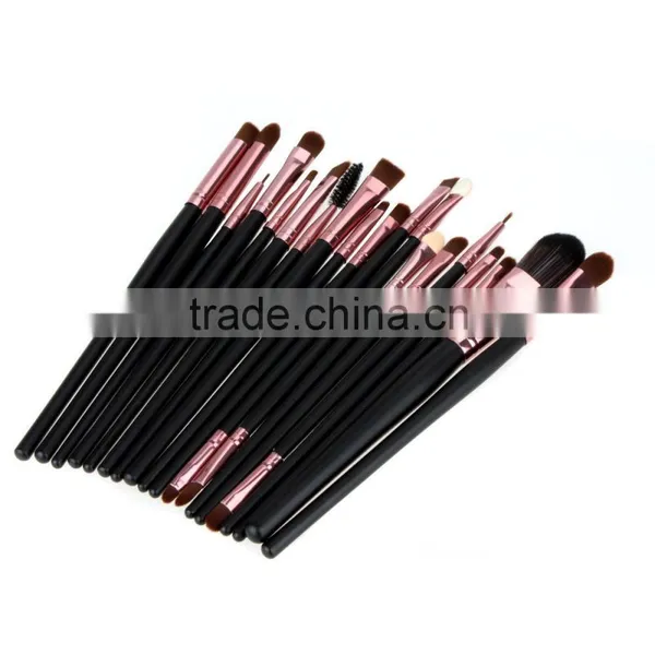 Newest 20pcs Professional Makeup Brush Set With Black Handle photo-3