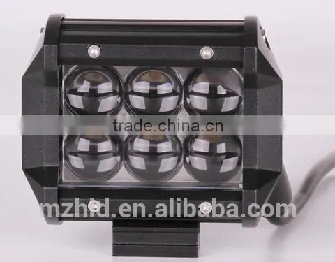 06B-18W New Arrival Two Rows Cree Chip 10-30V DC Led Light Bar 4D Reflector Perfect Waterproof