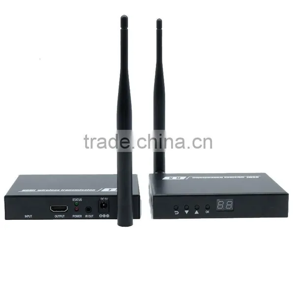 Full HD 1080P Wireless HDMI Video Audio Transmitter Receiver 2.4GHz/5GHz HDMI Extender With Loop Out & IR up to 50m/164ft photo-2