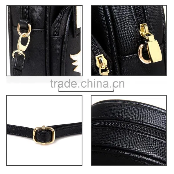 Hot Women's Fashion PU Leather Cute Cartoon Fox Face Shoulder Bag,Crossbody Bag photo-6