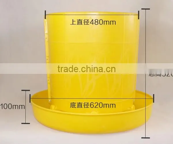 40kg Automatic Poultry Chicken/duck/goose Plastic Feeder(feeder-40black) photo-2