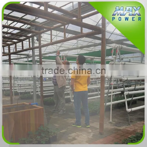 PP Film China Aquapoinics Greenhouse With Aluminum/Hot Galvanized Steel Frame photo-4