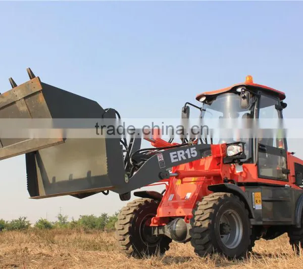 EVERUN ER15 Wheel Loader With EPA Engine/4 in 1 Bucket for Sale photo-5