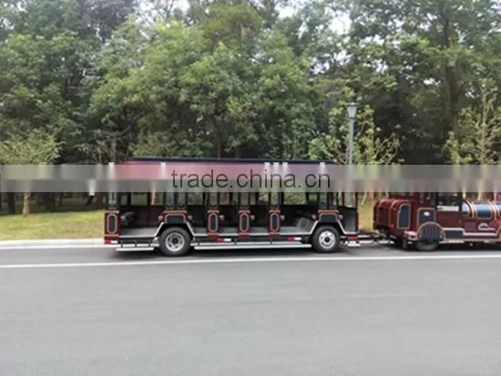 92KW Diesel Power Amusement Park,city,tour,trackless Train,Tourist Train photo-3
