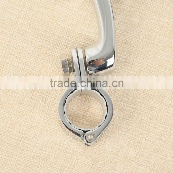 1 1/4" Bar 25 30 35 Long Angled Adjustable Highway Peg Mount For Suzuki Kawasaki photo-2