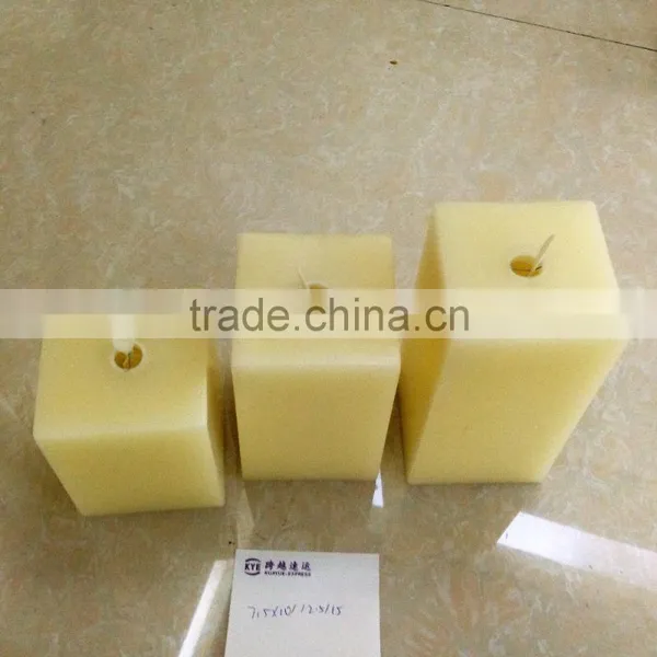 Flameless Square Shaped Moving Wick Led Candles With Timer 3pcs Led Square Shaped Dancing Wick Candles With Remote Control photo-3
