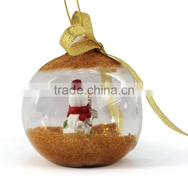 Clear Glass Material Christmas Decoration Ball photo-3