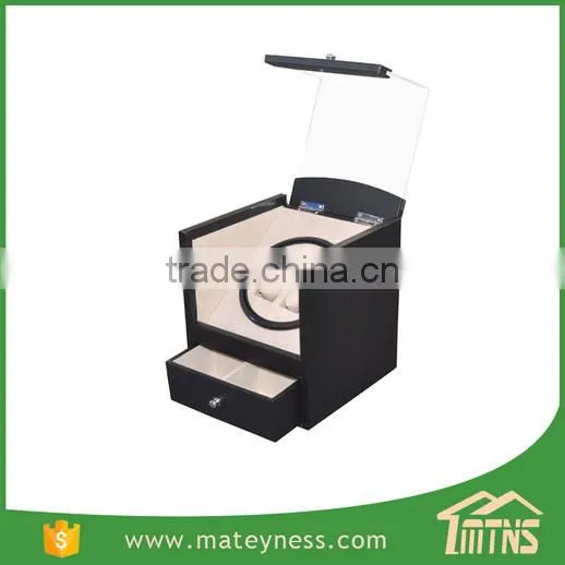 2+4 Automatic Rotation Leather AC/DC & Battery Operated China Watch Winder Box photo-3