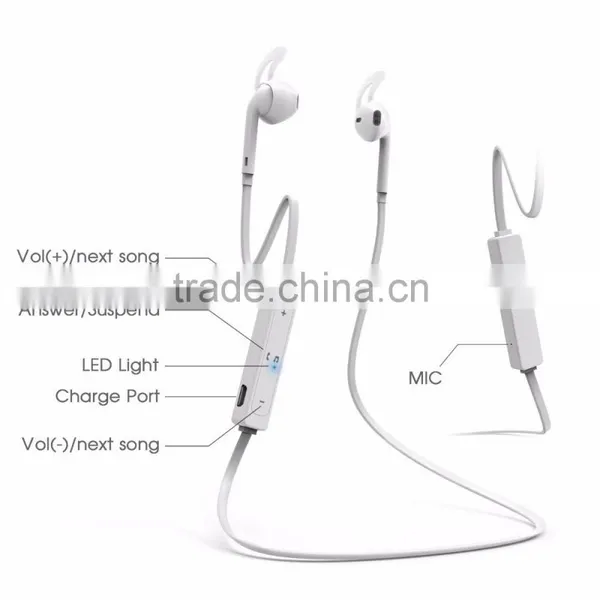 4.1 Stero Wireless Bluetooth Sport Earphone, Smart Vehicle-mounted Mobile Phone Headset With Voice Answered Function photo-4