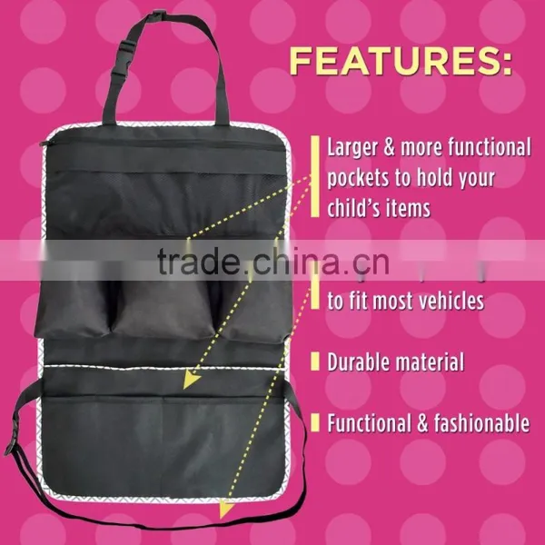 Kids Back Seat Organizer Car Seat Hanging Bag photo-5