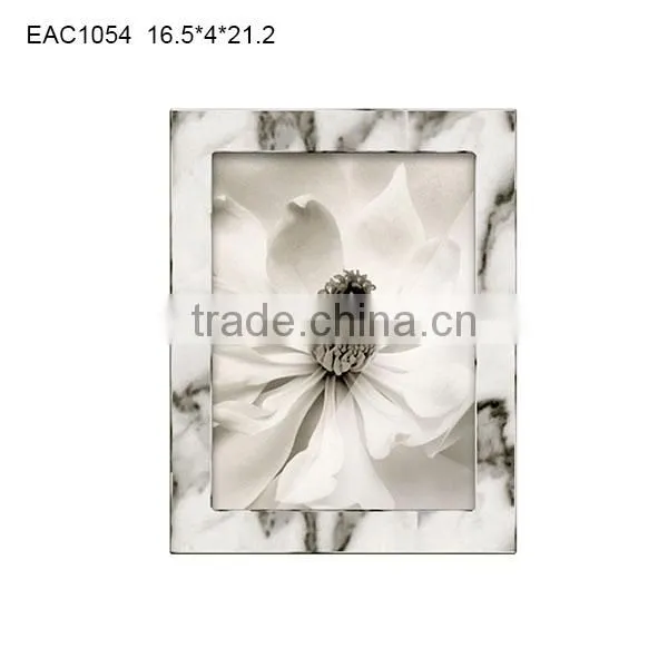Kids Vintage Beveled Engraved Handmade Wooden Cement Photo Frame photo-6