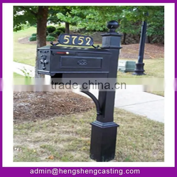 Cast Iron or Cast Aluminum Antique Mailbox for Sale photo-4