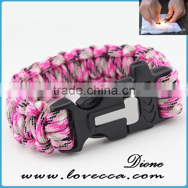 2017 Fashion Paracord Jewelry Survival Bracelet Handmade photo-5