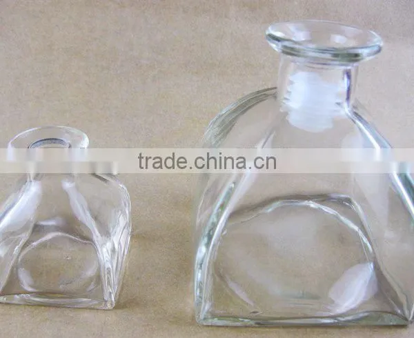 Square Bottom Clear Glass Jar photo-2