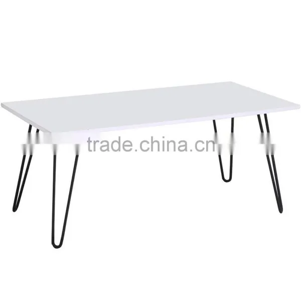 Furniture Assembly Hardware 19 Inch Black Coated 2 Rod Hairpin Leg photo-4