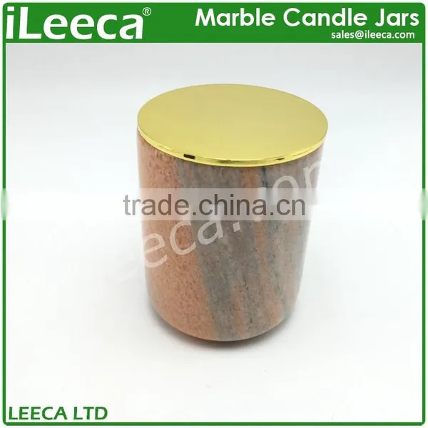 Rose and Gold Lids for Stone Candles Holders Manufacturer photo-3