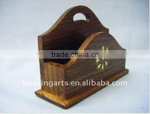 Wooden Storage Box Business Card Holder photo-2