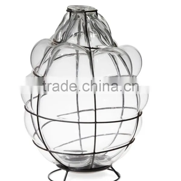 Creative Glass Candleholder For Home Decor Candle Lantern photo-2