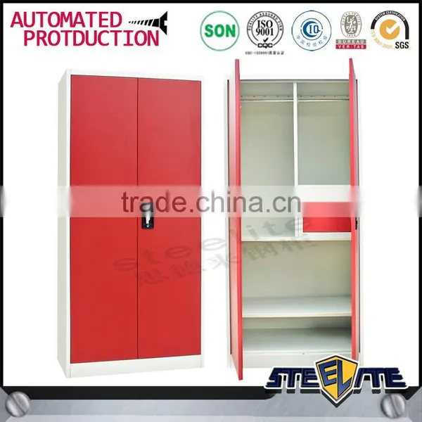 Home Furniture Godrej Steel Almirah Designs With Price/double Door Metal Locker on Sale photo-2