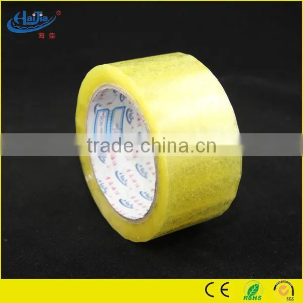 Waterproof Yellowish Bopp Packing Tape/solvent Based Acrylic LT. Yellow Bopp Tape photo-6