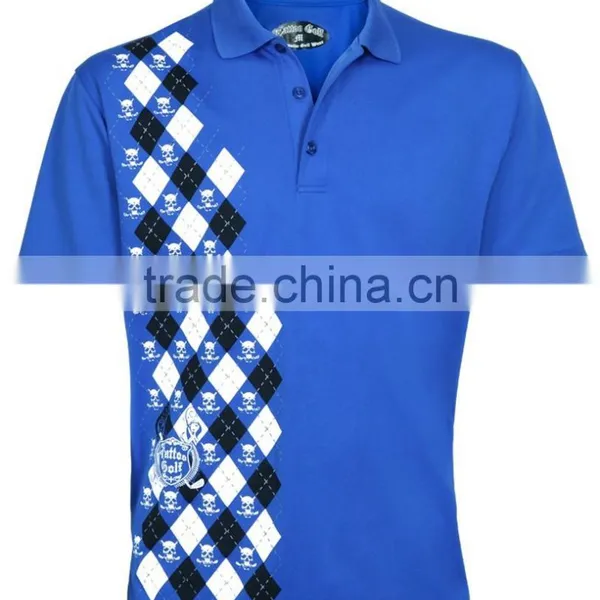 DIY Golf Polo Tshirt Polyester Spandex Dri Fit Custom Logo photo-3