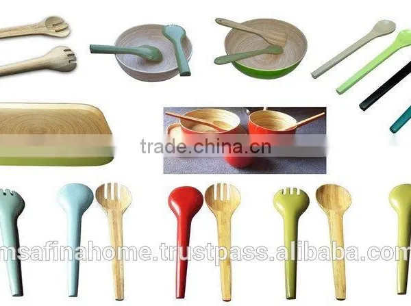Colored Lacquer Bamboo Cutlery photo-2