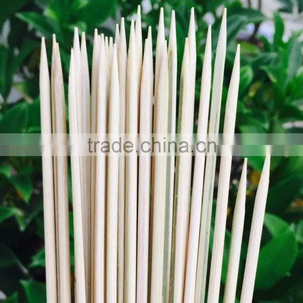 Custom-made Round Bamboo Sticks Bamboo Skewer Bamboo Incense 100% Natural Color 2016