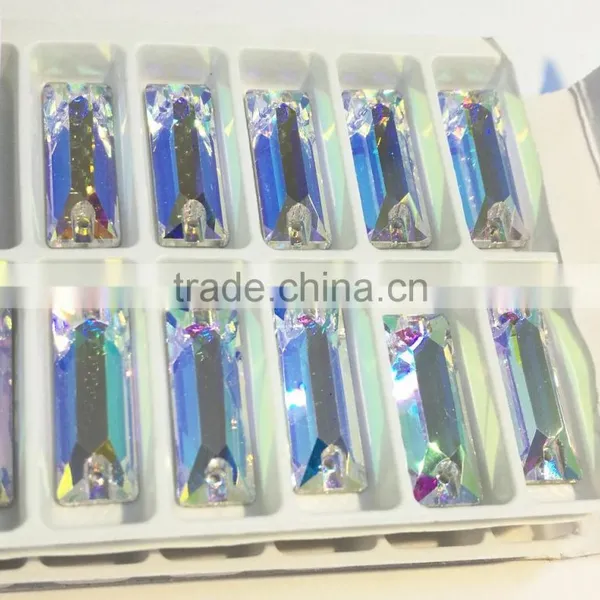 High Quality Flat Back Glass Stones Crystal Sew on Beads for Jewelry Making photo-2