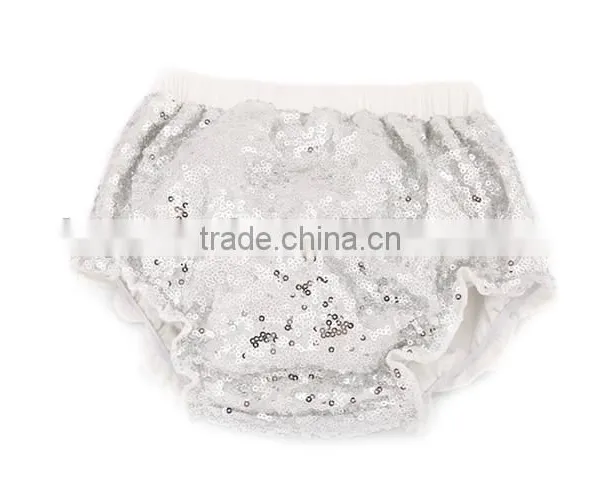Hot Wholesale Baby Boutique Sequin Bloomers Cotton Children Sequin Shorts Kids Diaper Cover photo-6