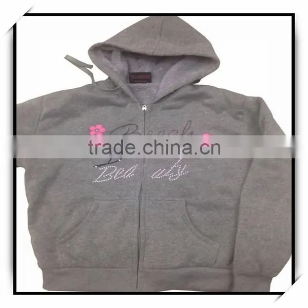 Factory Stock Wholesale Zip up Fleece Hoodies photo-3