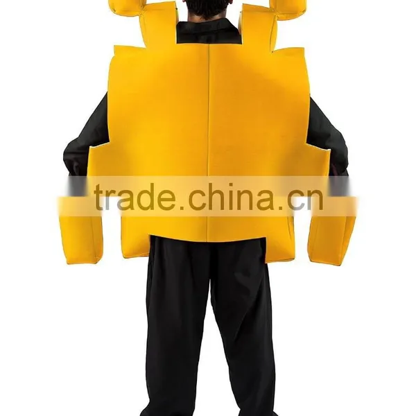 Adult Yellow Space Arcade Game Costume photo-3