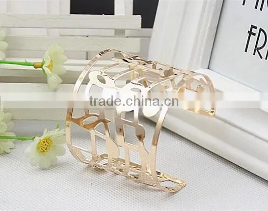 South Korea Popular Music Note Style Hollow Bracelet for Girls Jewelry photo-4