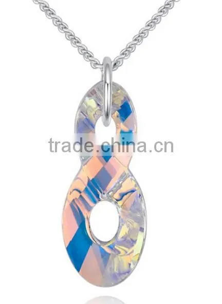 Unique 8 Design Crystal Pendant Necklace Quality Crystal Pendant Necklace for Women Jewelry photo-2