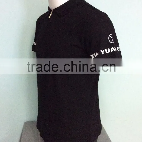 2016 JXY Golden Zipper Black T-shirt for Man photo-2